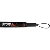 STORMaxi storm paraplu zwart met oranje frame windproof 100 cm - Stormproof paraplu