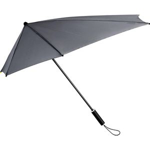 STORMaxi Aërodynamische Stormparaplu - Handopening - Windproof - Ø 92 cm - Grijs