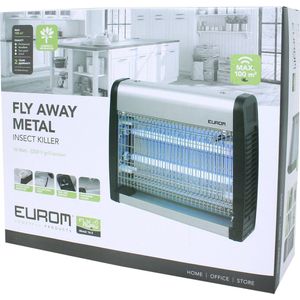 Euromac - Fly Away - Insectenlamp - Grijs - UV Licht - 50 Meter Bereik