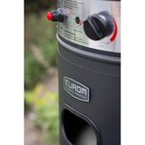 Eurom - Flameheater - Terrasverwarming - Zwart - 11000 Watt - 182.3x52.2x52.2cm