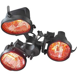 Eurom - Parasol heater 1500 - Terrasverwarmer - Eurom - Kunststof - Zwart