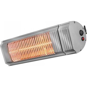 Eurom Golden 2000 Amber Smart Patioheater - Terrasverwarmer Zilver