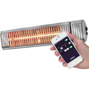 Eurom - Terrasverwarming - Golden 2000 Amber Smart - 2000 Watt - IP65 Spatwaterdicht - 3 standen - Hangend