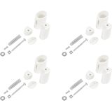 Eurom Sani-Towel elektrische handdoekradiator - 130x50cm - 1000watt - WiFi - glans wit