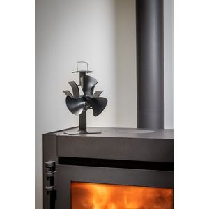 thumbnail: Houtblokken Emmer Op Wielen – Diameter 34cm – Met Handvat