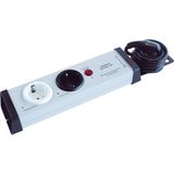 Itho Daalderop - CombiSwitch - Aftakdoos - Grijs - Staal - Kabellengte 1.5 Meter