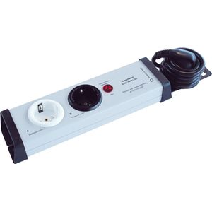 Itho Daalderop - CombiSwitch - Aftakdoos - Grijs - Staal - Kabellengte 1.5 Meter