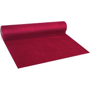 Vivant - Tafelloper - Rood - Velvet - 250 x 28 cm