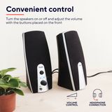 Trust - Mila 2.0 - Speakerset - Zwart - 3,5MM Audio Jack