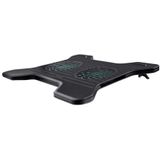 Trust Xstream Breeze - Laptopstandaard met Ventilator (voor laptops tot 15 inch)