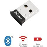 Trust Bluetooth 4.0-Adapter voor Laptop en Pc Zwart, Zwart