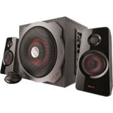 Trust Gaming GXT 38 2.1 Gaming Luidsprekersysteem PC Speakers met Subwoofer (voor smartphone, pc & tablet, 120 watt)