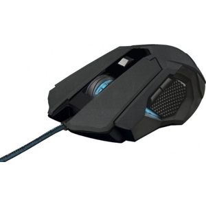 Trust GXT 158 Laser Gaming Mouse (5000 dpi, 8 programmeerbare toetsen, on-board geheugen, aanpasbare LED-verlichting) zwart