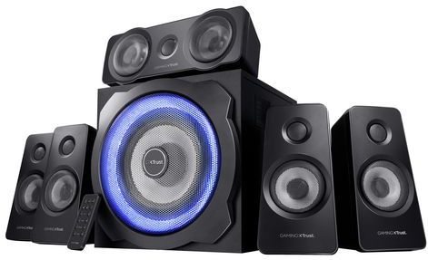 Trust - Gxt 658 Tytan - Luidsprekers - Zwart - Houten Subwoofer