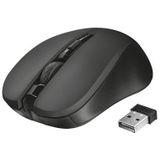 Trust - Mydo - Draadloze Muis - Zwart - Ergonomisch - 1800 DPI