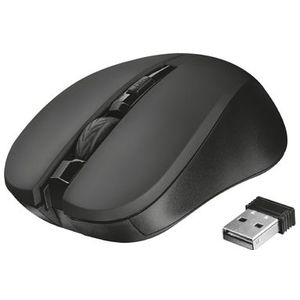 Trust - Mydo - Draadloze Muis - Zwart - Ergonomisch - 1800 DPI