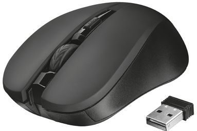 Trust - Mydo - Draadloze Muis - Zwart - Ergonomisch - 1800 DPI