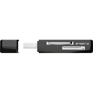 Trust NANGA geheugenkaartlezer USB Zwart