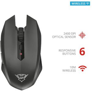 GXT115 Macci - Gaming Muis - Draadloos - Zwart