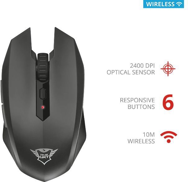 GXT115 Macci - Gaming Muis - Draadloos - Zwart