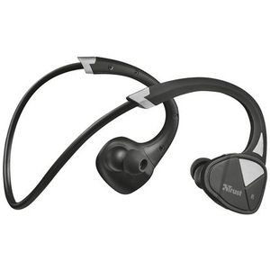 Trust - Sportoordopjes - Zwart - Rubber - Zweetbestendig