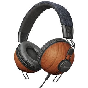 Trust Noma Headset Met Ingebouwde Microfoon - Denim Wood