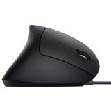 Trust - Verto - Ergonomische Verticale Muis - Zwart - USB - 1000-1600 DPI