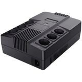 Trust - Maxxon Offline Schuko 800VA UPS - Betrouwbare Batterij Back-up - 6 Stopcontacten