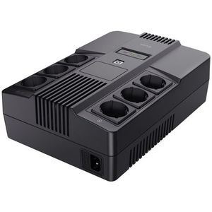Trust - Maxxon Offline Schuko 800VA UPS - Betrouwbare Batterij Back-up - 6 Stopcontacten