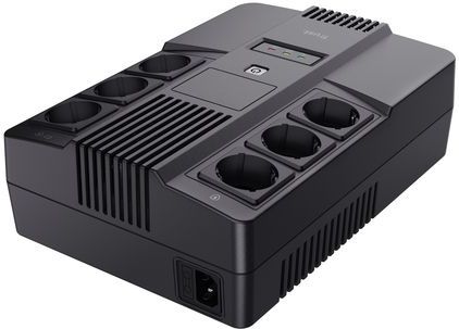 Trust - Maxxon Offline Schuko 800VA UPS - Betrouwbare Batterij Back-up - 6 Stopcontacten