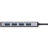 Halyx - Aluminium USB-A 3.2 Hub - 4 Poorten - 5 Gbps