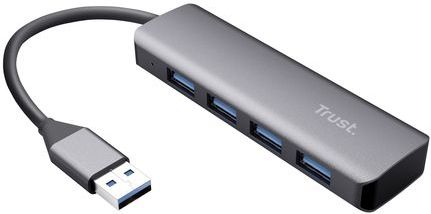 Halyx - Aluminium USB-A 3.2 Hub - 4 Poorten - 5 Gbps