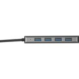 Trust - Halyx - USB-C Hub - 4-Port USB 3.2 - Aluminium