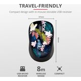 Trust - Yvi - Draadloze Muis - Zwart - Ergonomisch Ontwerp - Oplaadbaar