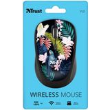 Trust - Yvi - Draadloze Muis - Zwart - Ergonomisch Ontwerp - Oplaadbaar