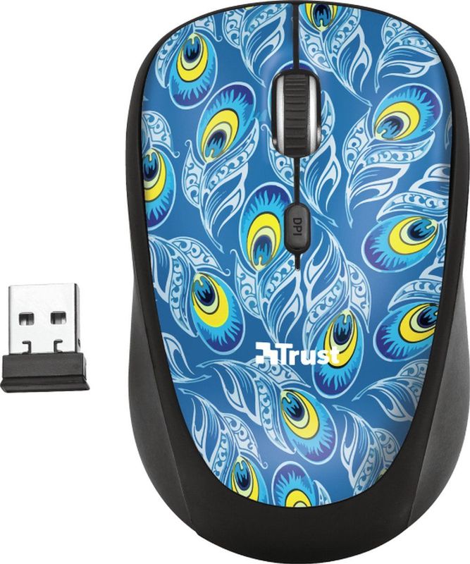 Trust Yvi - Draadloze Muis - Pauw