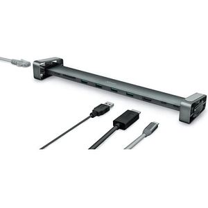 Trust Dalyx - Aluminium USB-Hub 10-in-1 - Voor Macbook &  Chromebook met USB-C