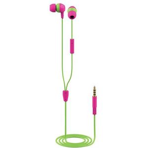 Trust 23420 hoofdtelefoon/headset Bedraad In-ear Muziek Groen, Roze