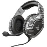 Trust GXT 488 Forze-G Gaming Headset - Officially Licensed for PlayStation - Headset met Opvouwbare Microfoon voor PS4 en PS5, In-line Volumeregeling, Zachte Oorkussens, Kabel van 1.2m - Grijs