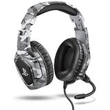 Trust Gaming Headset GXT 488 Forze-G - Offiziell Lizenziert für Playstation - PS4 und PS5 Headset mit Klappbarem Mikrofon und Einstellbarem Kopfbügel, 3.5mm, Over-Ear Kopfhörer mit Kabel - Grau