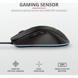 Trust - GXT 930 Jacx - Gaming Muis - Zwart - RGB Verlichting - 6400 DPI