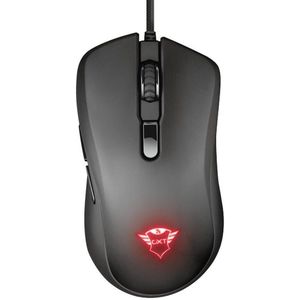Trust - GXT 930 Jacx - Gaming Muis - Zwart - RGB Verlichting - 6400 DPI