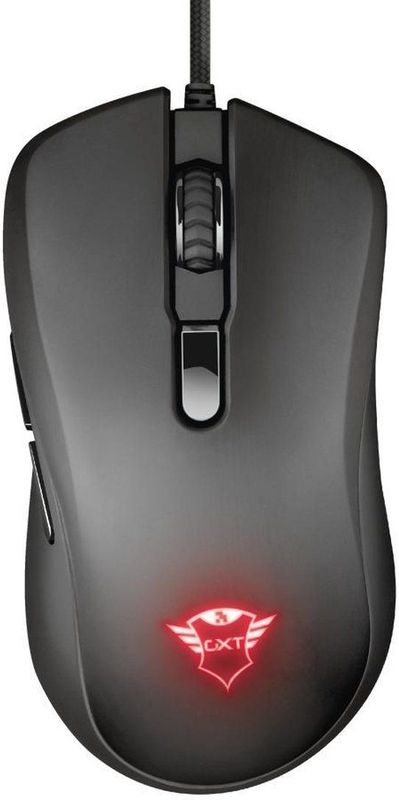 Trust - GXT 930 Jacx - Gaming Muis - Zwart - RGB Verlichting - 6400 DPI