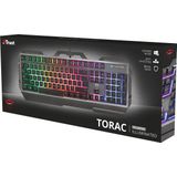 Trust GXT 856 Torac - Gaming Toetsenbord - QWERTY - Zwart