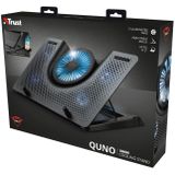 Trust GXT 1125 Quno - Laptop Cooling Stand - 5 ventilatoren - Ledverlichting