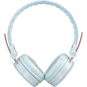 Trust Fyber - Koptelefoon - Light Denim - On-ear Hoofdtelefoon met Denim-Design