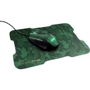 Trust Gaming GXT 781 Rixa - Muis - rechts- en linkshandig - optisch - 6 knoppen - met bekabeling - USB - camouflage