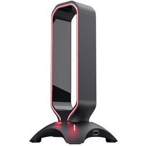 Trust - GXT 265 Cintar - Hoofdtelefoonhouder - RGB - USB-poorten
