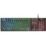 Trust GXT 835 Azor - Bedraad Gaming Toetsenbord - QWERTY US - Zwart
