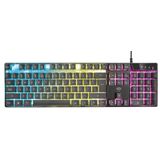 Trust GXT 835 Azor - Bedraad Gaming Toetsenbord - QWERTY US - Zwart